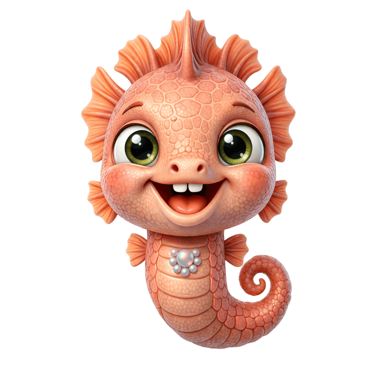 Pferri das kluge Seepferdchen Kinderbuch Figur