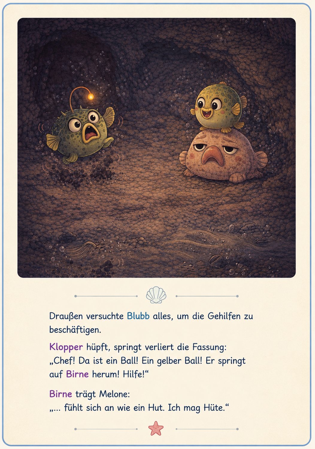 Schnecki Kinderbuch Leseprobe Blubb und Birne